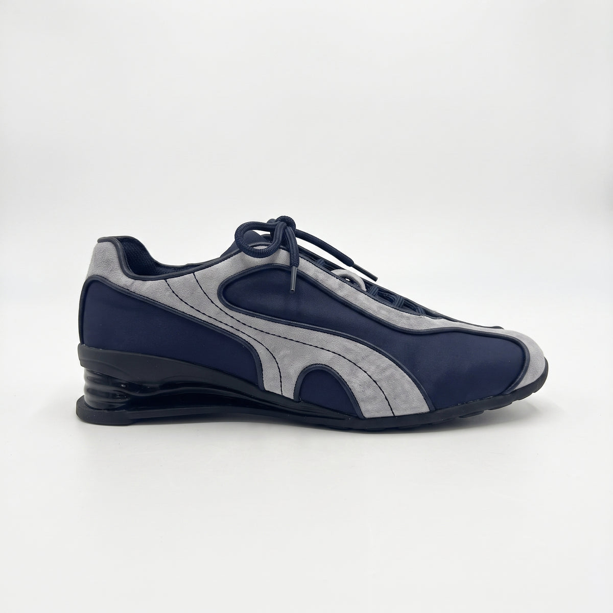 The Dual Stride Vintage Color‑Block Lace‑Up Women Sneakers