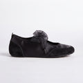 The Dual Stride Women's Black Lace-up Mary Jane Flats