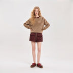 The Dual Stride Leopard Print & Red Lace Retro Casual Sneakers
