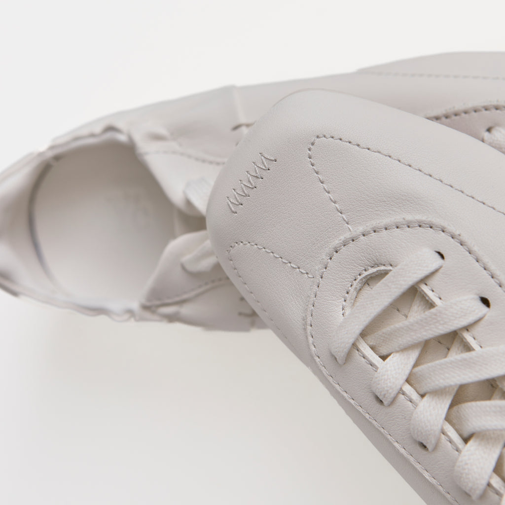The Dual Stride White Classic Leather Sneaker