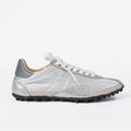 The Dual Stride Women's Casual Silver Sneakers