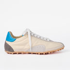 The Dual Stride Women‘s Retro-Inspired Cream Performance Trainers
