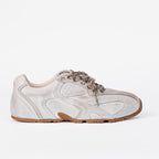 The Dual Stride Women‘s Distressed Leather Athletic Trainers