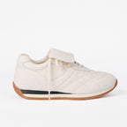 The Dual Stride Women's Handmade Genuine leather Sneakers