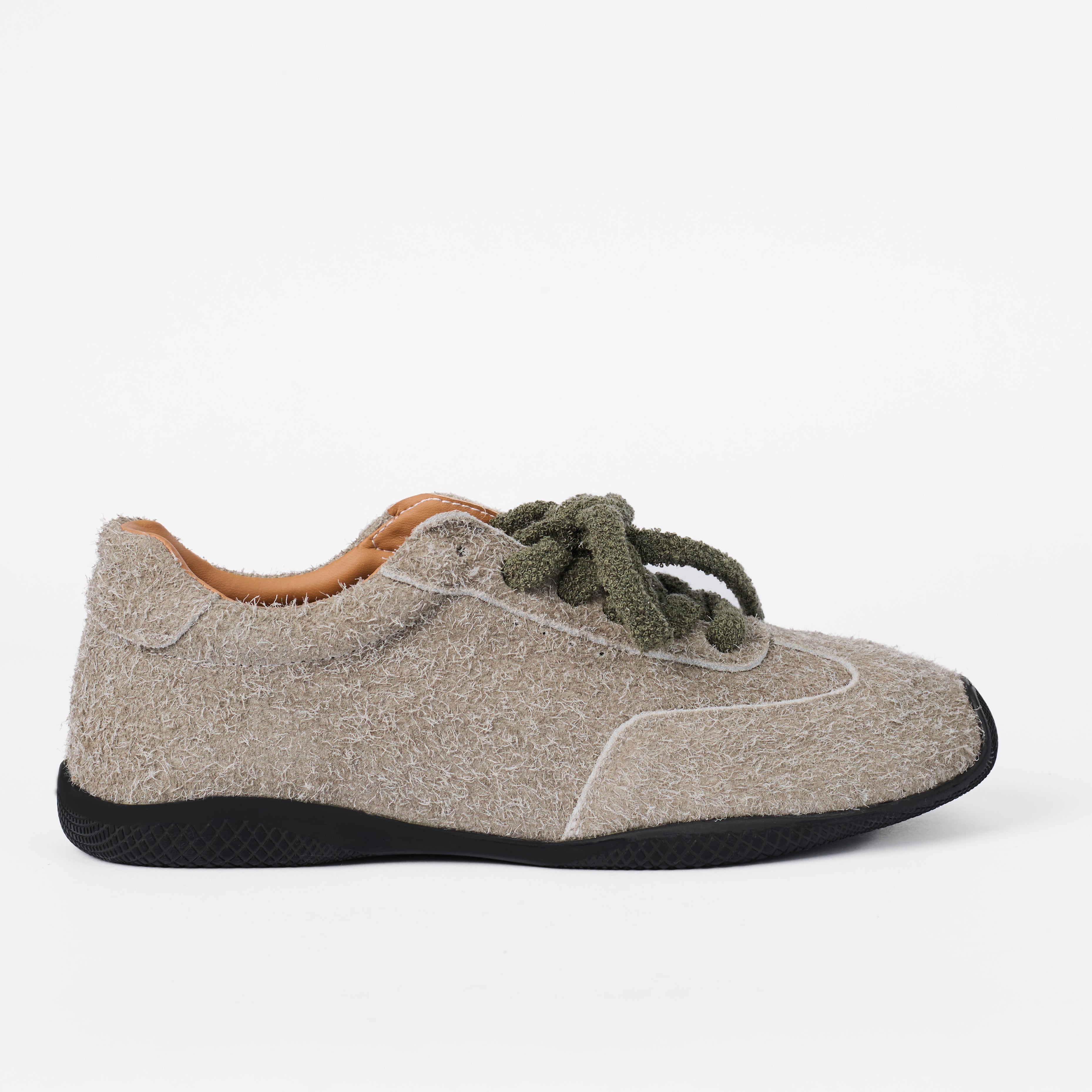 The Dual Stride Women's Green Retro Comfortable Sneakers