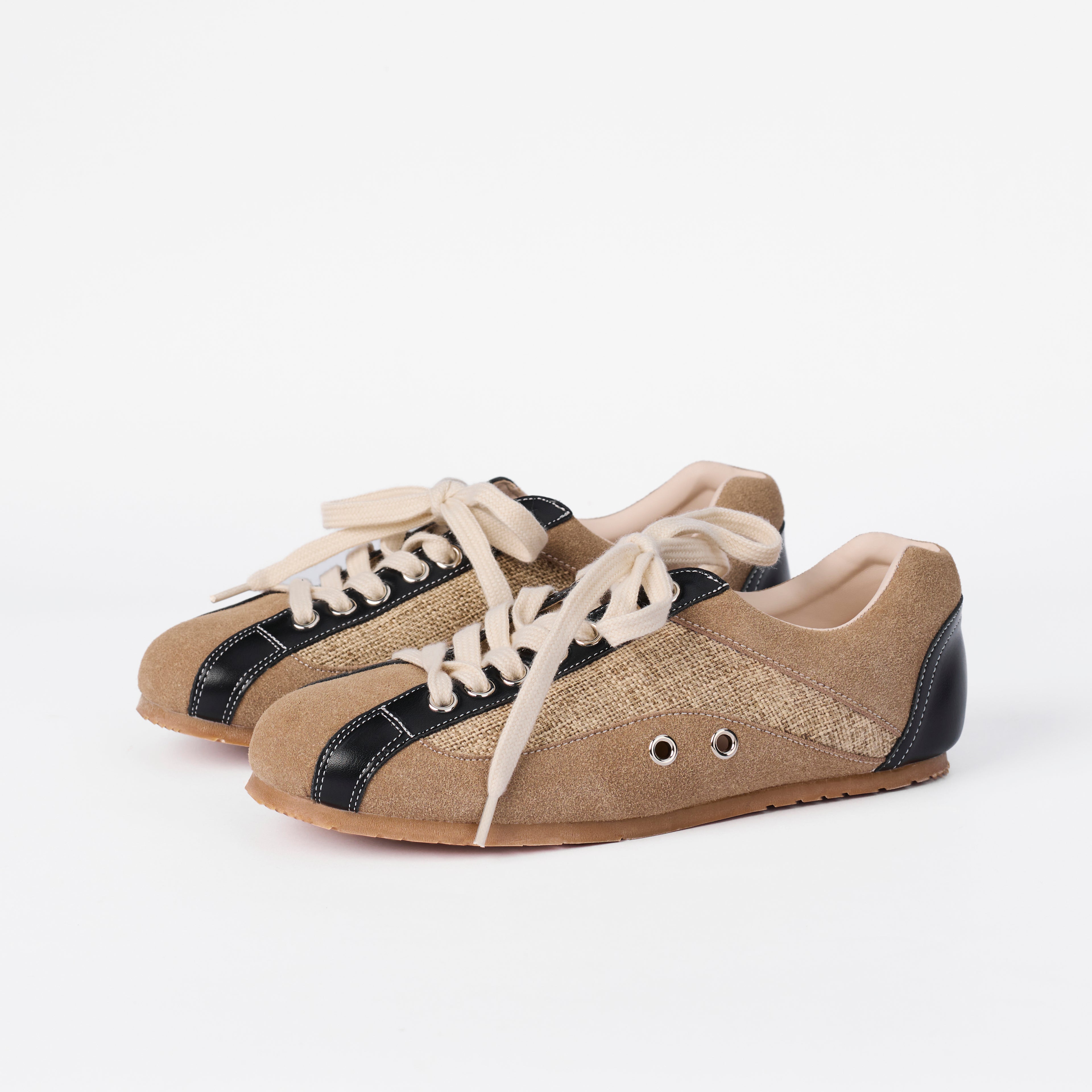 The Dual Stride Women‘s Retro Color-blocked Sneakers