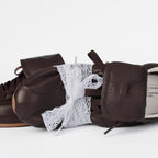 The Dual Stride Women‘s Brown Retro Genuine Leather Sneakers