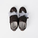 The Dual Stride Women‘s Brown Retro Genuine Leather Sneakers