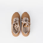 The Dual Stride Women‘s Casual Brown Sneakers