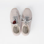 The Dual Stride Women's Light White Sneakers