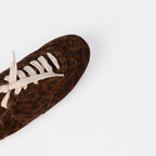 The Dual Stride Women's Leopard Print Suede Ballet Sneakers