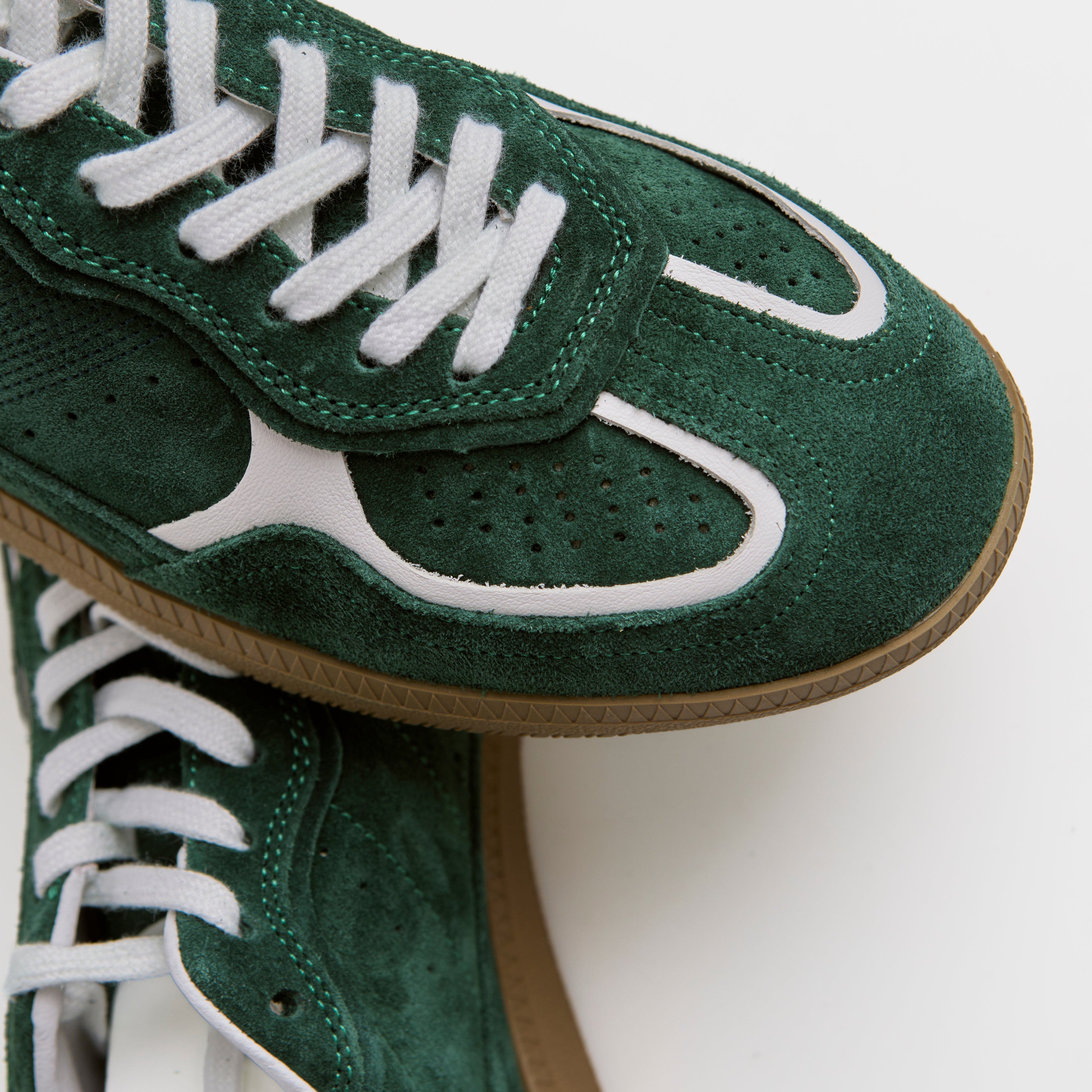 The Dual Stride Men's Forest Suede Sneaker