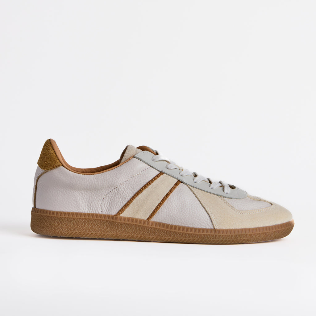 The Dual Stride  Off-White & Gum GAT-Style Trainer