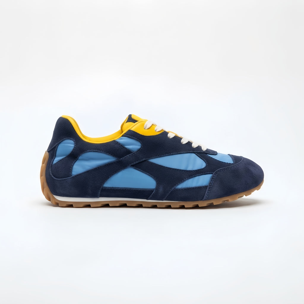 The Dual Stride Vintage Panelled Low-Top Casual Sneakers