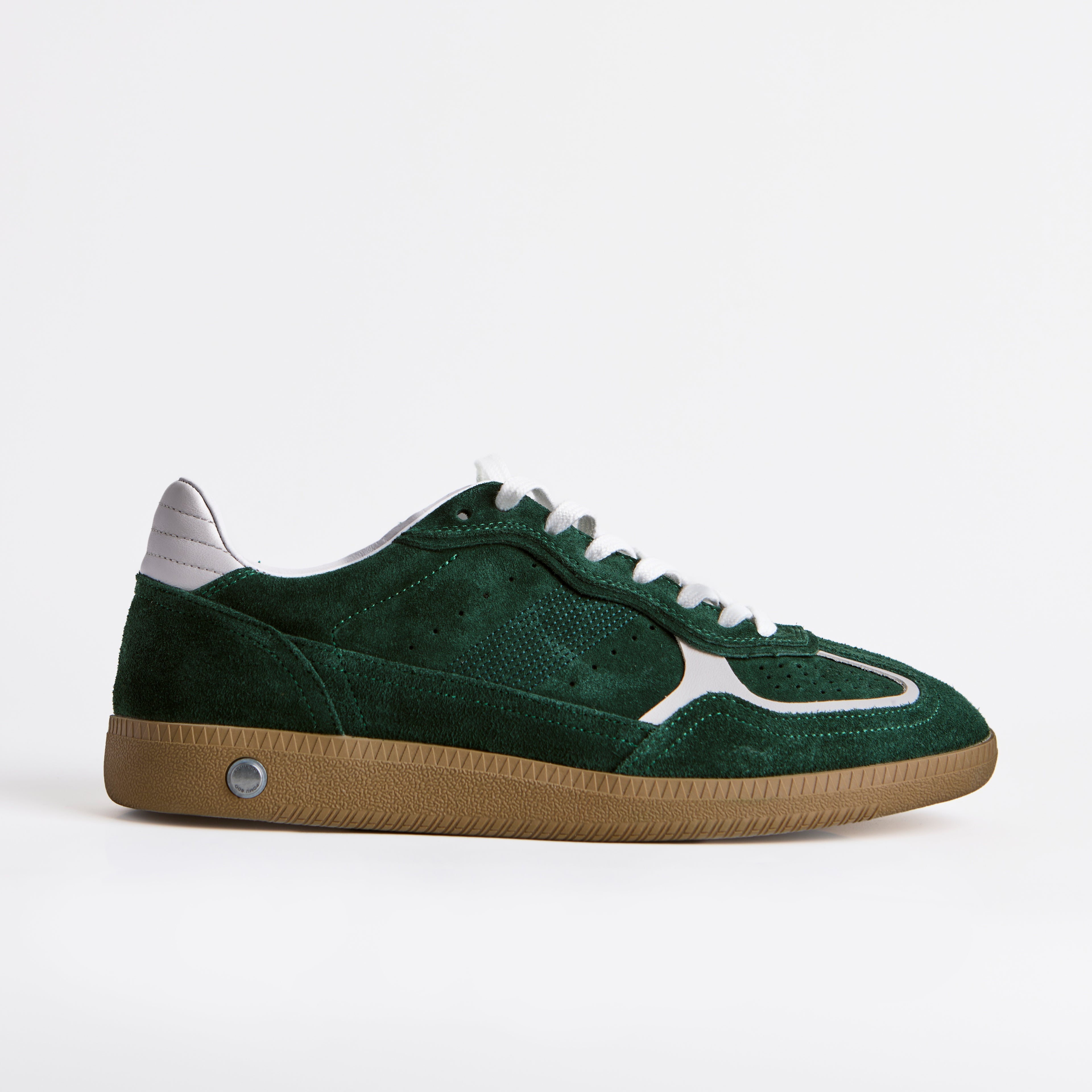 The Dual Stride Men's Forest Suede Sneaker