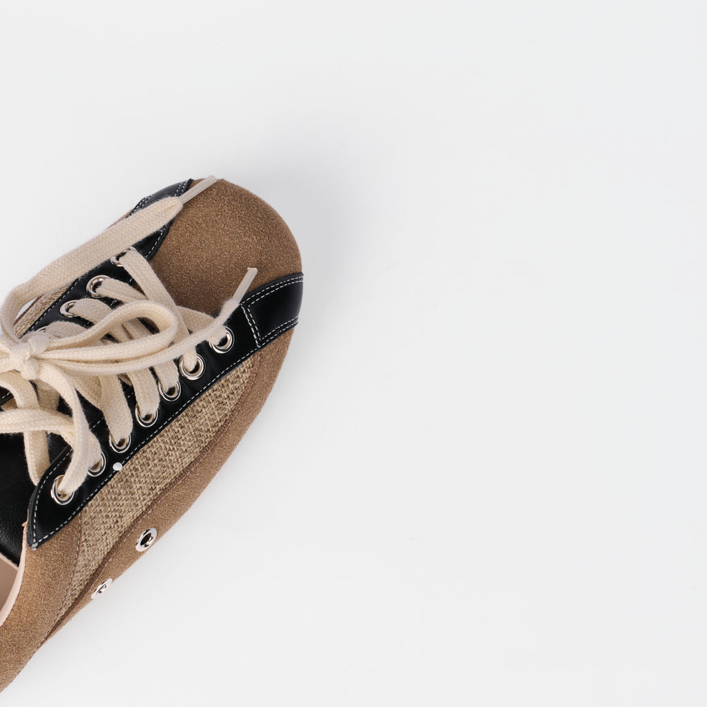 The Dual Stride Women‘s Retro Color-blocked Sneakers