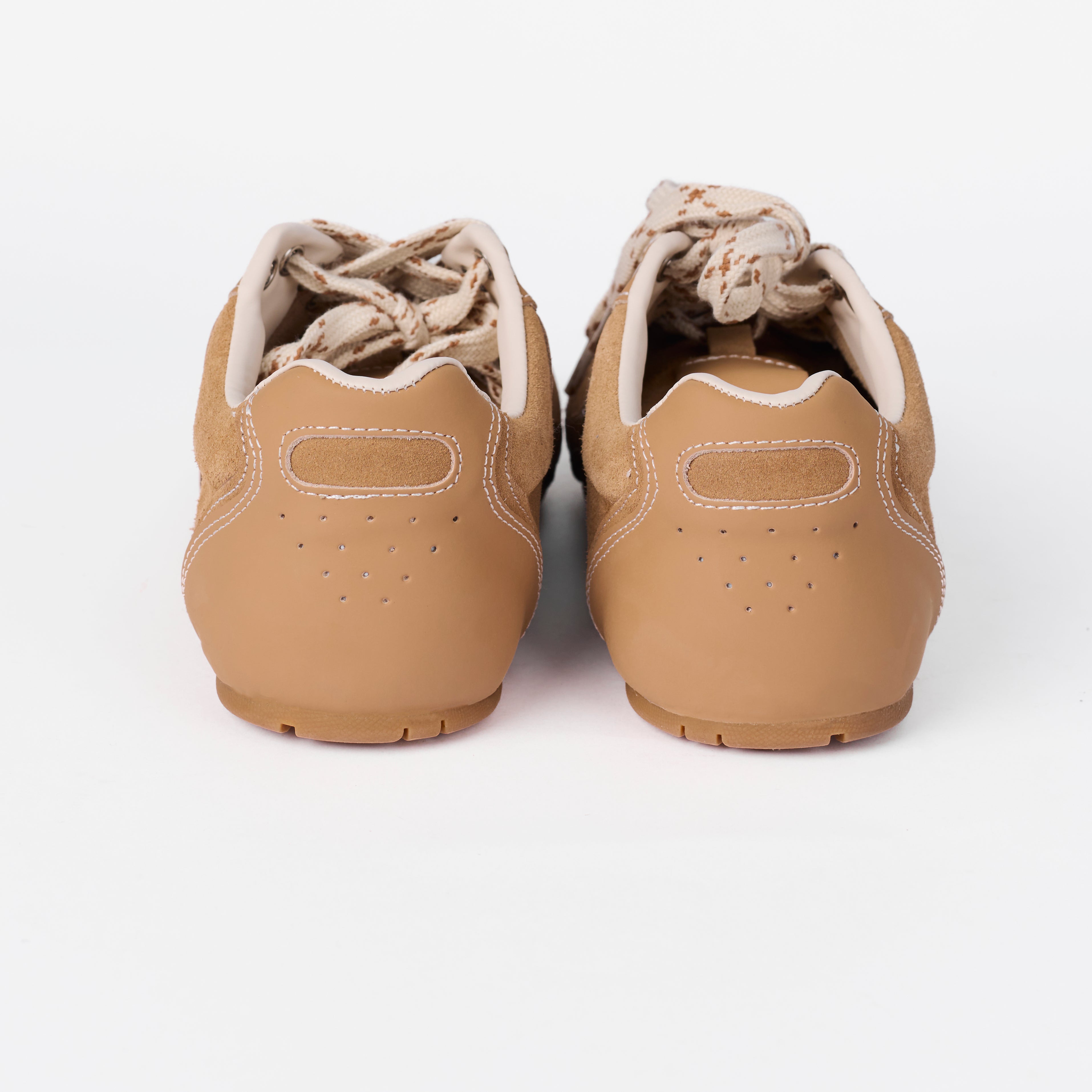 The Dual Stride Women‘s Casual Brown Sneakers