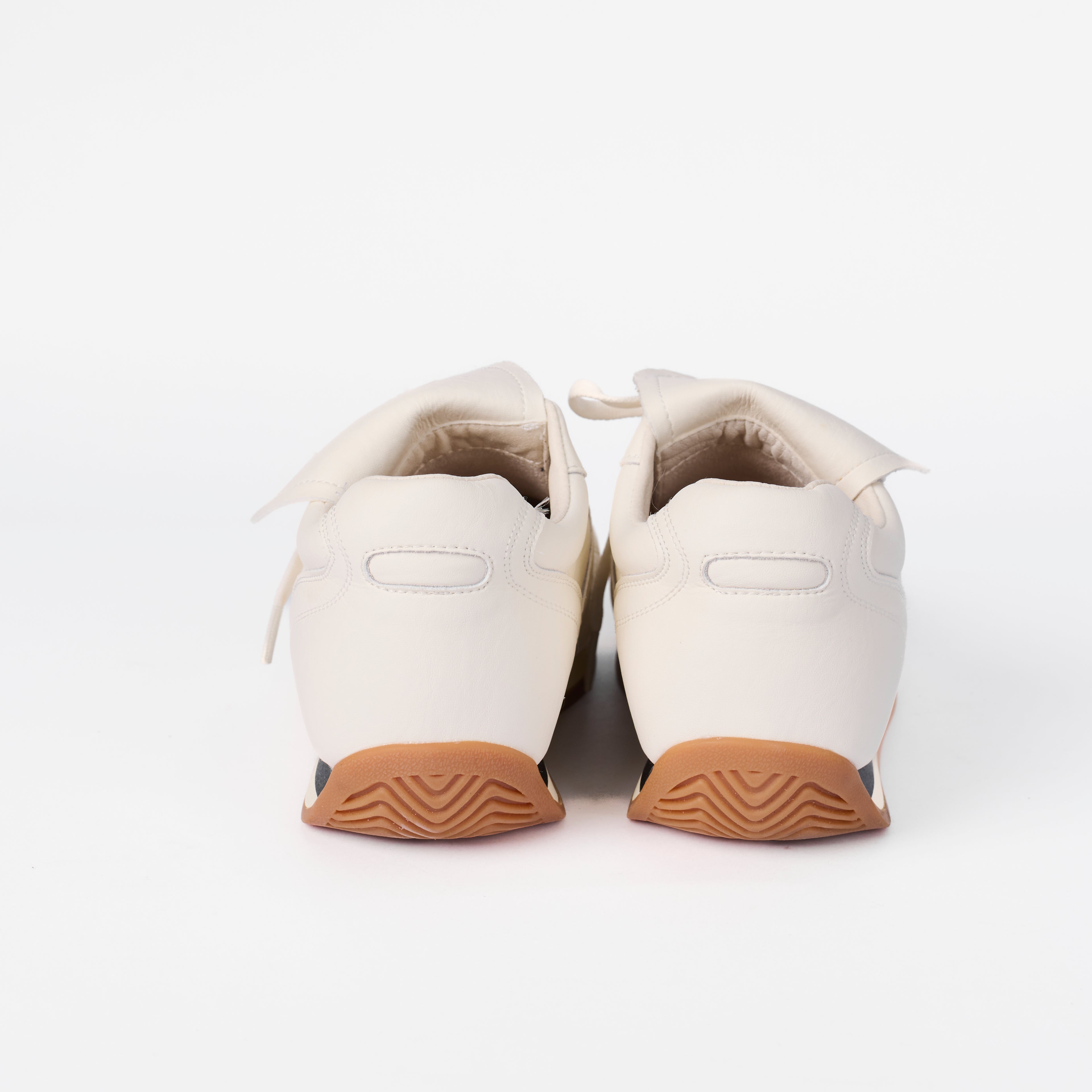 The Dual Stride Women's Handmade Genuine leather Sneakers