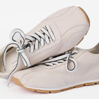 The Dual Stride Women's Light White Sneakers