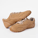 The Dual Stride Women‘s Casual Brown Sneakers