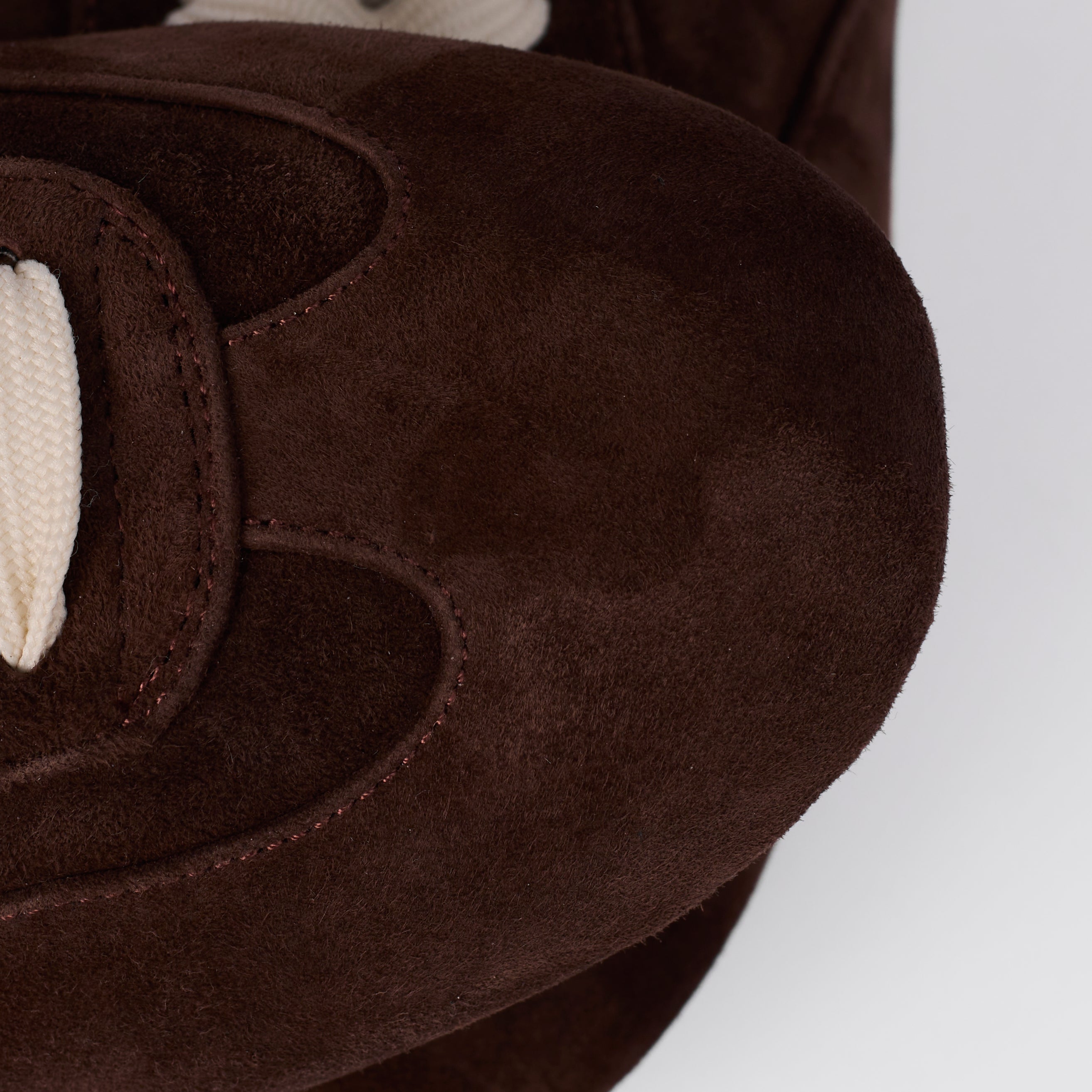 The Dual Stride Women's Chocolate Brown Minimalist Suede Trainers