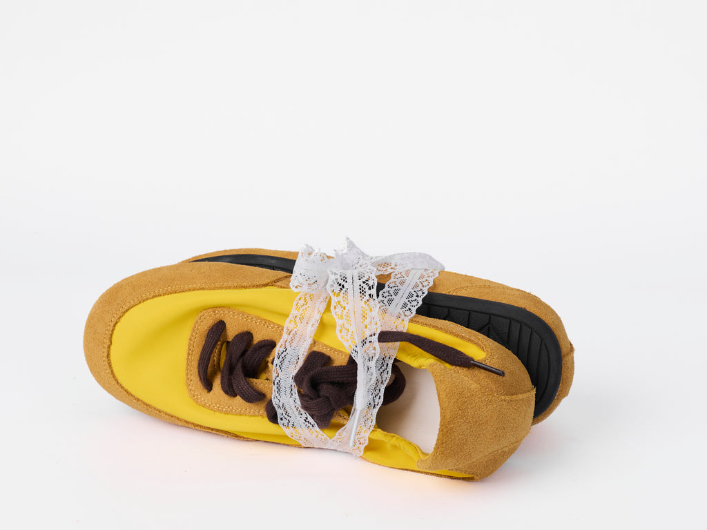 The Dual Stride Women‘s Color-Blocking Light Flat Sneakers