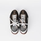 The Dual Stride Women's Soft Retro Green Sneakers