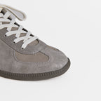 The Dual Stride Men's Classic Tonal Grey Suede Trainer