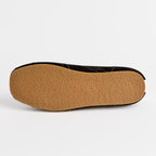 The Dual Stride Men's Black Artisanal Retro Track Suede Sneaker