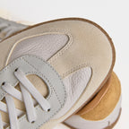 The Dual Stride  Off-White & Gum GAT-Style Trainer