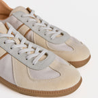 The Dual Stride  Off-White & Gum GAT-Style Trainer