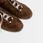 The Dual Stride Men's Brown Suede Sneaker