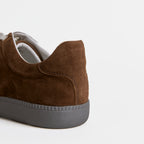 The Dual Stride Men's Brown Suede Sneaker
