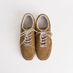 The Dual Stride Men's Classic Camel Suede  Sneakers