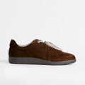 The Dual Stride Men's Brown Suede Sneaker