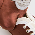 The Dual Stride Red Satin Tabi Runner