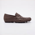 The Dual Stride Women's Brown Penny Loafer Flats