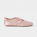 The Dual Stride Pink Satin Ballet Flats