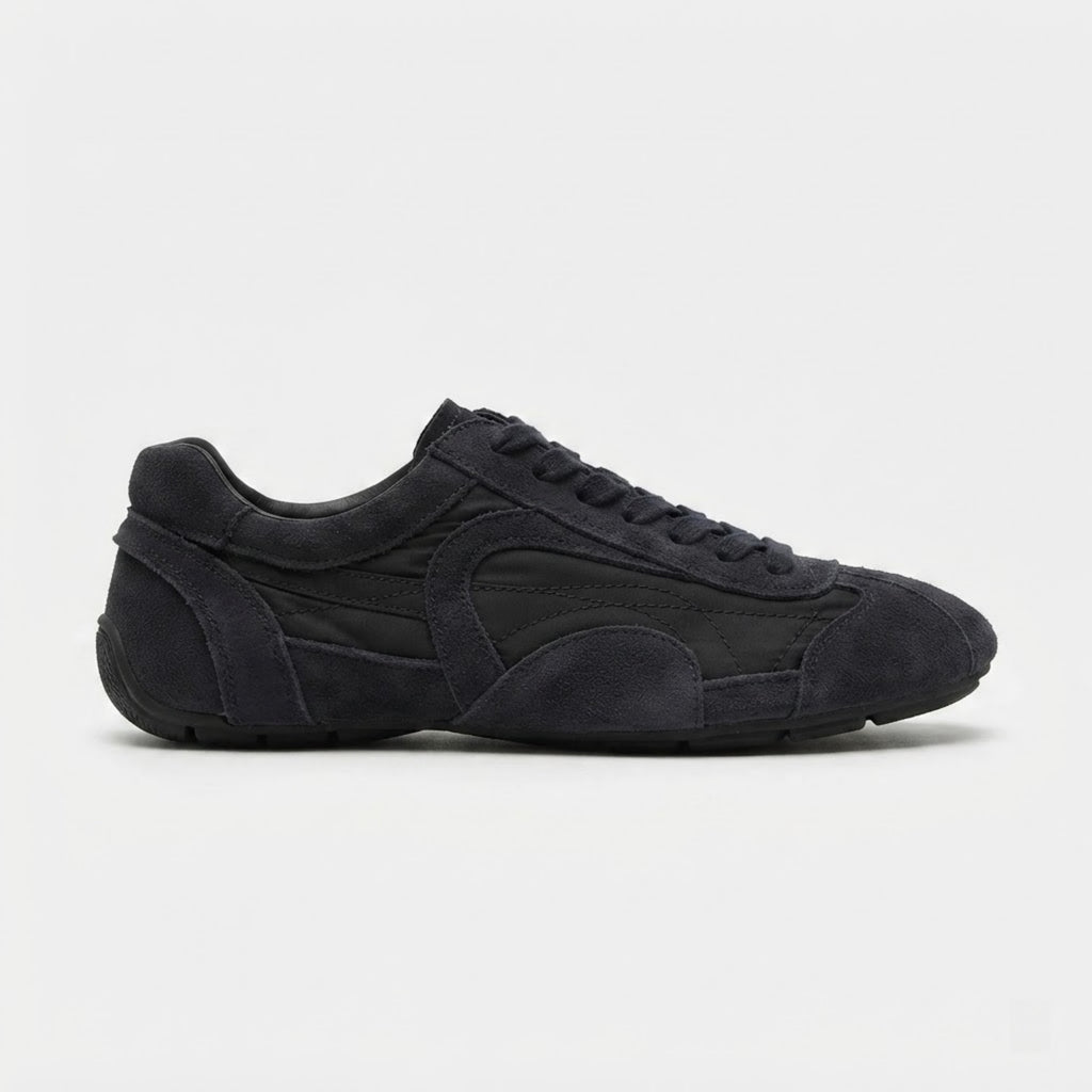 The Dual Stride Women‘s  Retro  Dark Blue Trainer