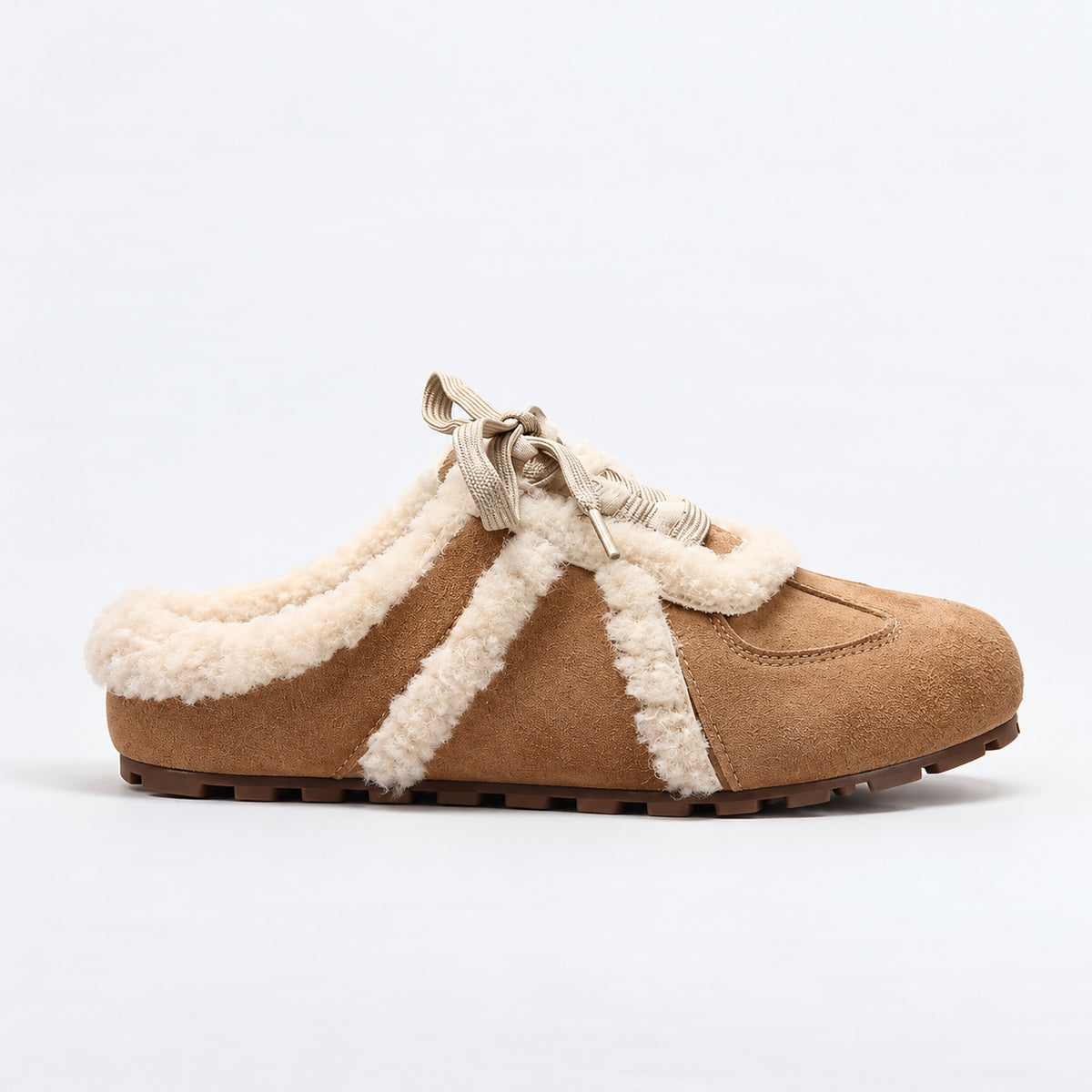 The Dual Stride Women's Cozy Suede Mule Sneakers