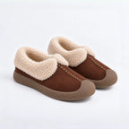The Dual Stride Cozy Fleece Slip-On Shoes