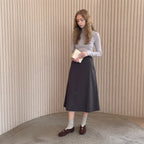 The Dual Stride Dark Brown Suede Cross‑Strap Ballet Flats