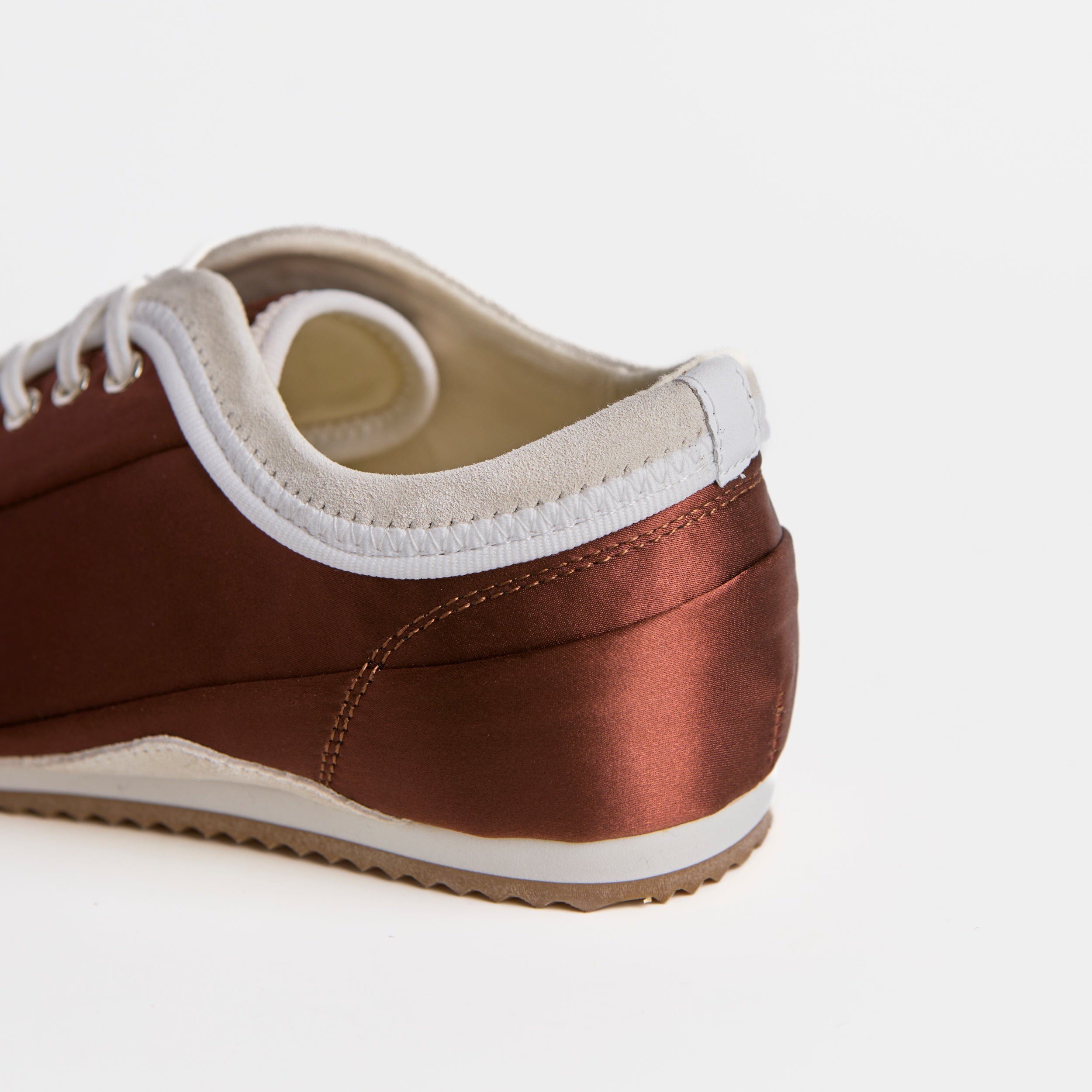 The Dual Stride Red Satin Tabi Runner