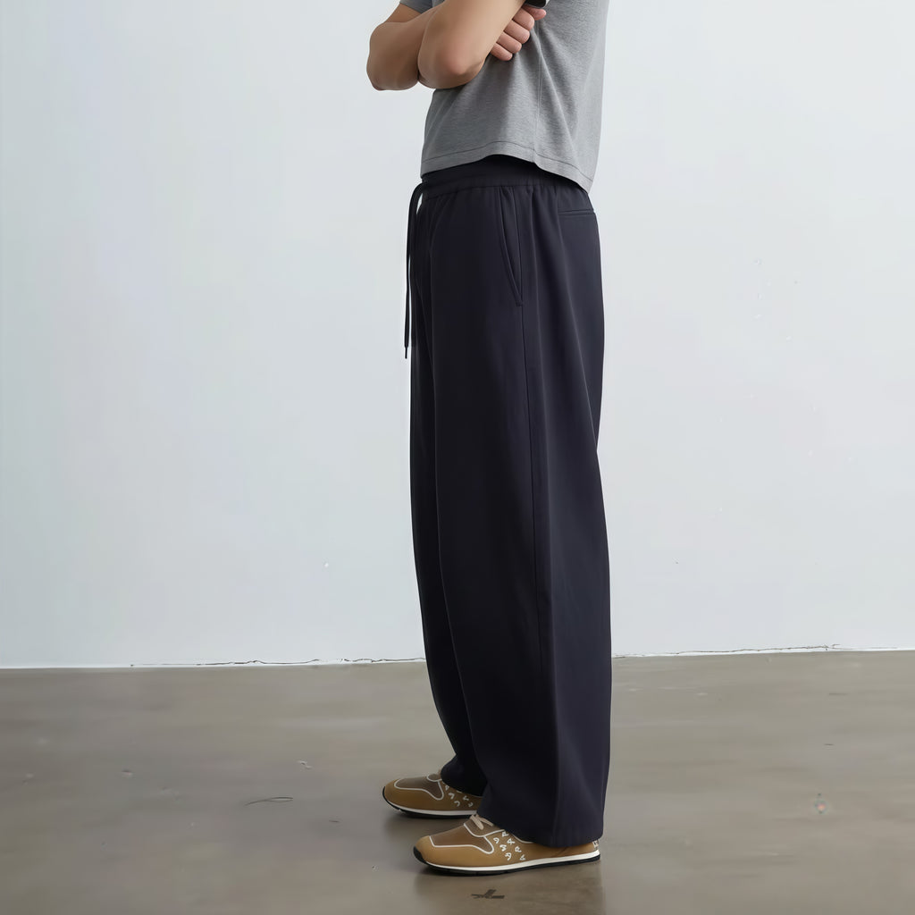 The Dual Stride Men‘s Retro Beige Suede Sneakers