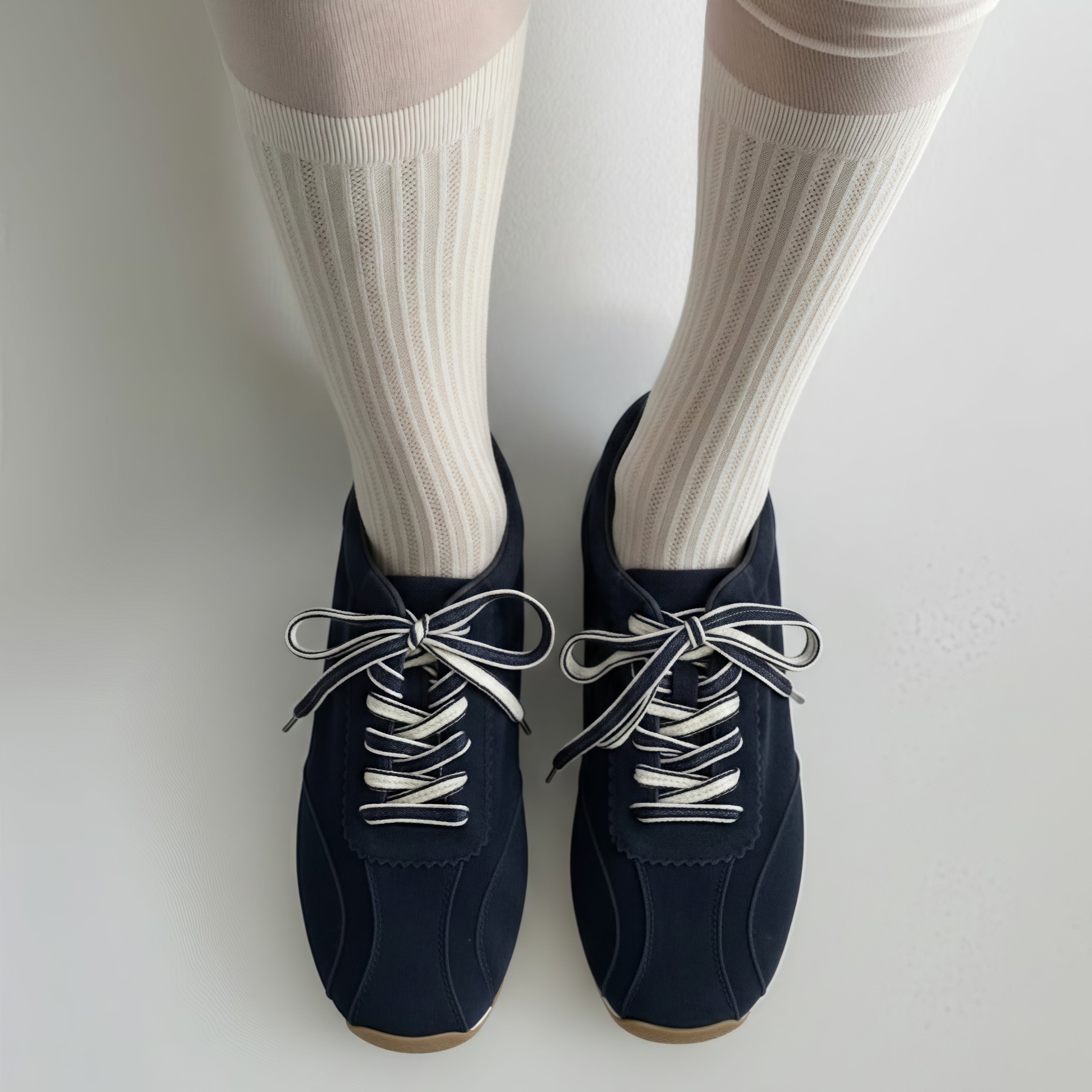 The Dual Stride Women's Casual Dark Blue Sneakers