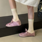 The Dual Stride Women's Pink Ballet Satin Shoes