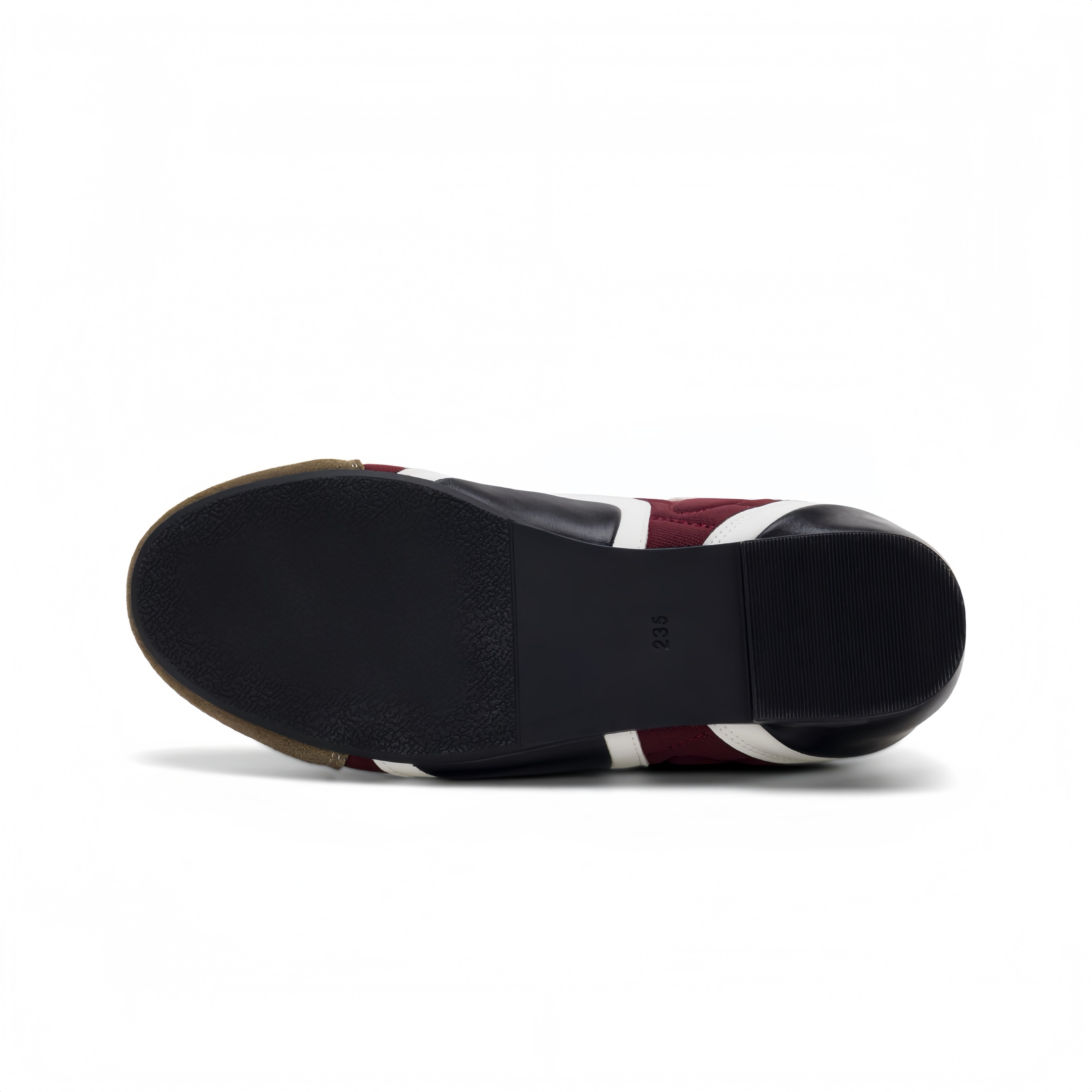 The Dual Stride Red Vintage Diamond pattern Casual Shoes
