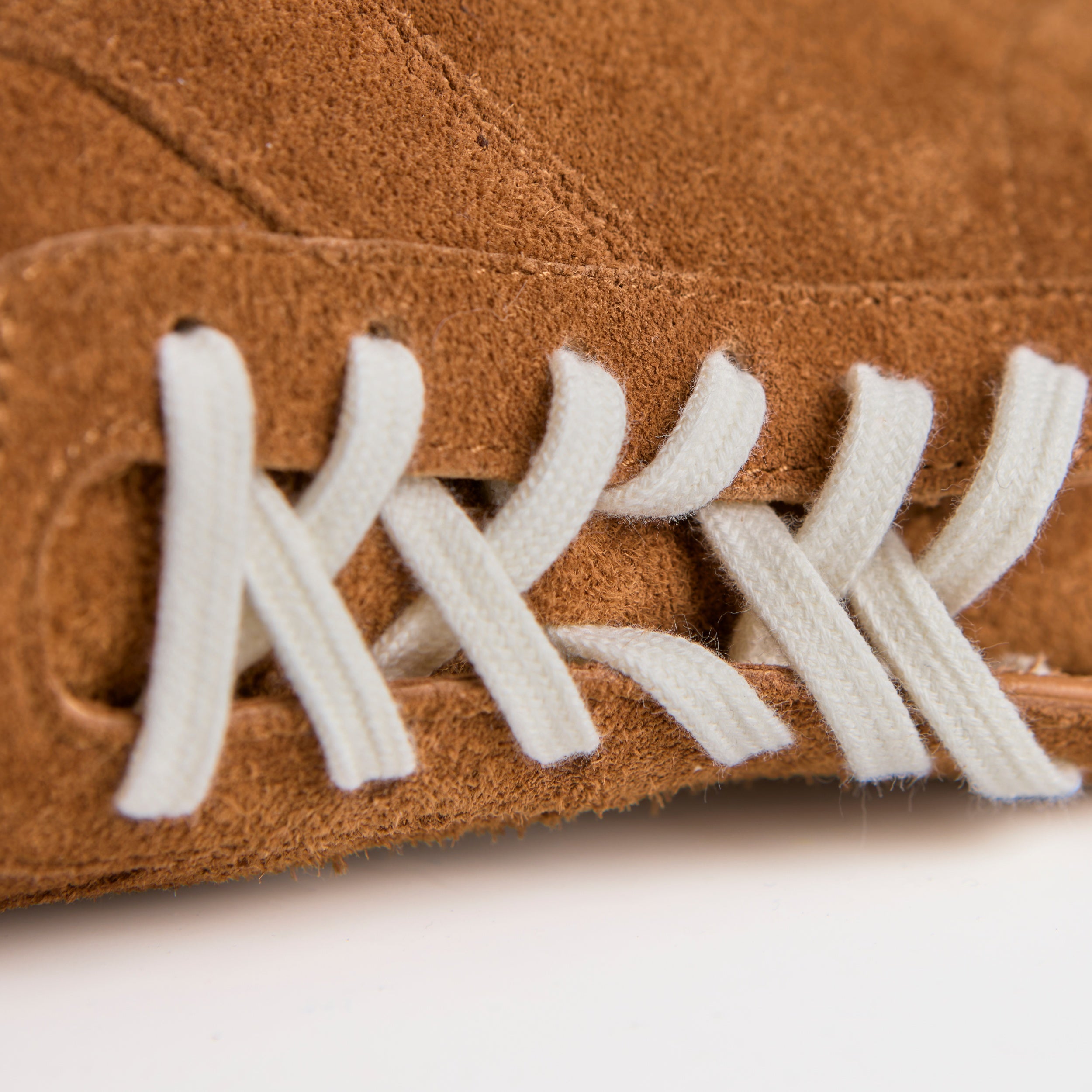 The Dual Stride Brown Flexible Sheepskin Suede Trainers