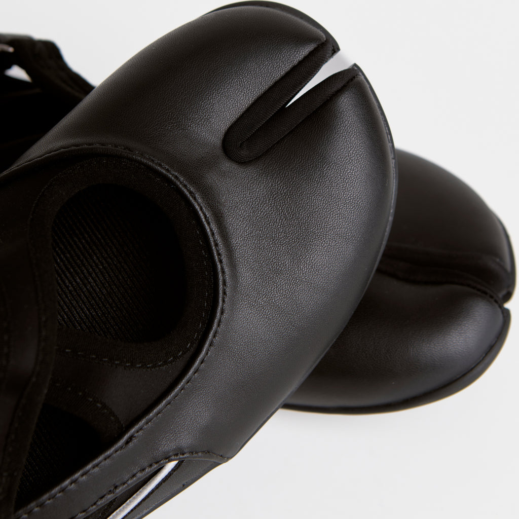 The Dual Stride Black Tabi Mary-Jane Ballet Flat
