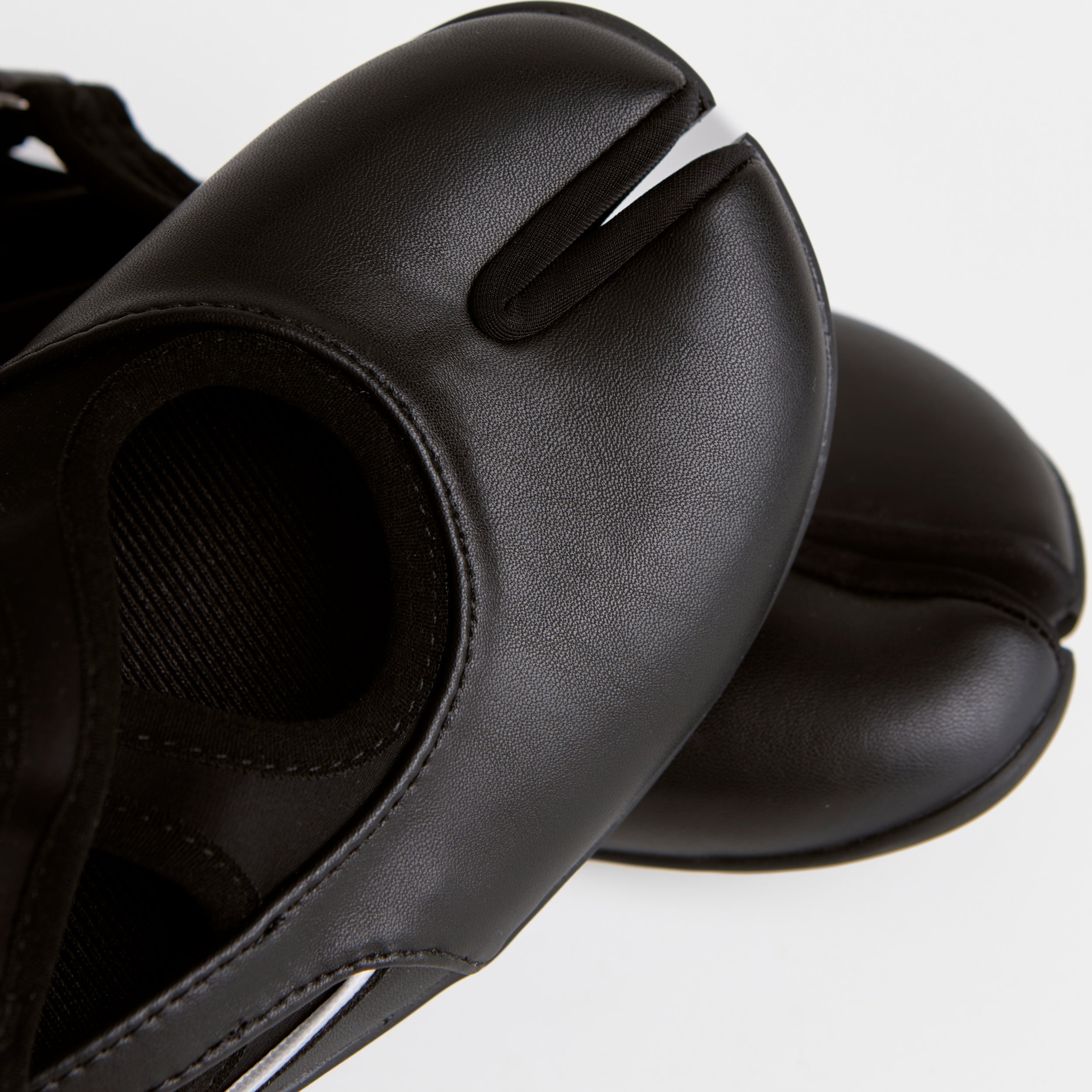 The Dual Stride Black Tabi Mary-Jane Ballet Flat